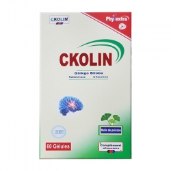 Tpbvsk bổ não Phytextra Ckolin chứa Ginkgo Biloba 300mg, Nattokinase 200mg và Citicoline 25mg Tpbvsk bổ não Phytextra Ckolin chứa Ginkgo Biloba 300mg, Nattokinase 200mg và Citicoline 25mg
