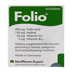 Tpbvsk cho bà bầu Folio 400mg Tpbvsk cho bà bầu Folio 400mg