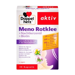 Aktiv Meno Rotklee Doppelherz 3 vỉ x 10 viên - Hỗ trợ nội tiết tố nữ