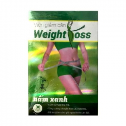 Tpbvsk  giảm cân Weight Loss Nấm Xanh, Chai 30 viên
