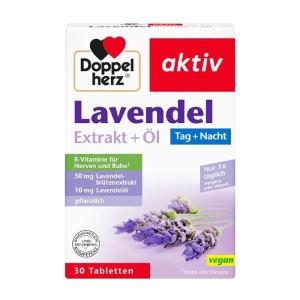 Lavendel Doppelherz 3 vỉ x 10 viên - Hỗ trợ giấc ngủ sâu