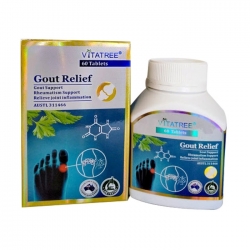 Tpbvsk hỗ trợ bệnh gút Vitatree Gout Relief, Hộp 60 viên