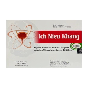 Ích Niệu Khang 2 vỉ x 10 viên – Hỗ trợ giảm tiểu đêm