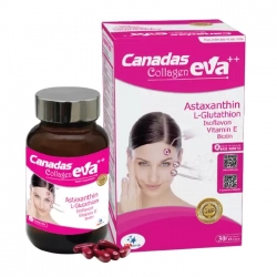 Tpbvsk làm đẹp Canadas Collagen Eva, Hộp 30 viên