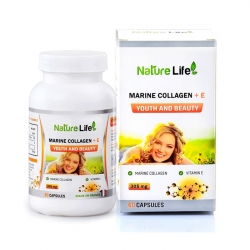 Tpbvsk Nature Life Marine Collagen E Youth and Beauty, Hộp 60 viên