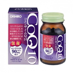 Tpbvsk tim mạch Orihiro CoQ10 90mg, Hộp 90 viên