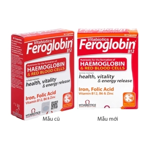 Feroglobin B12 Vitabiotics 2 vỉ x 15 viên - Hỗ trợ tăng khả năng tạo máu Feroglobin B12 Vitabiotics 2 vỉ x 15 viên - Hỗ trợ tăng khả năng tạo máu