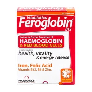 Feroglobin B12 Vitabiotics 2 vỉ x 15 viên - Hỗ trợ tăng khả năng tạo máu Feroglobin B12 Vitabiotics 2 vỉ x 15 viên - Hỗ trợ tăng khả năng tạo máu