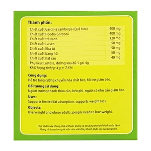 Trà Giảm Cân Kingphar Slim 15 gói x 4g - Hỗ trợ giảm béo