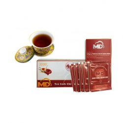 Trà Linh Chi Hòa Tan - Hộp 30 Gói (3 Gam X 30 Gói)