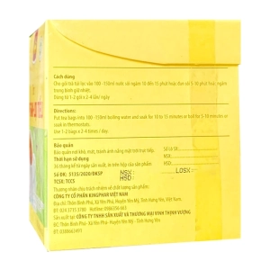 Trà Mát Gan-Lợi Tiểu Kingphar 20 túi x 2g - Hỗ trợ lợi tiểu, giải độc gan