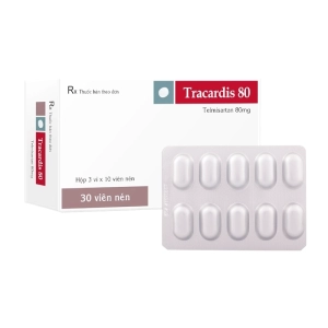 Tracardis 80 TV.Pharm 3 vỉ x 10 viên (Telmisartan)