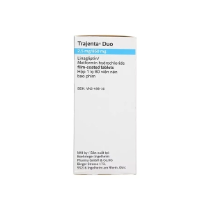 Trajenta Duo 2.5mg/850mg Boehringer Ingelheim, 60 Viên