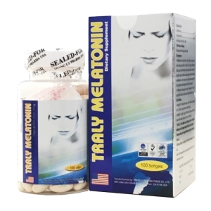 Traly Melatonin 100 viên - Hỗ trợ tạo giấc ngủ sâu