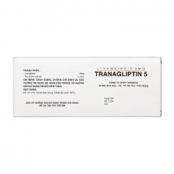 Tranagliptin 5 Tipharco 3 vỉ x 10 viên Tranagliptin 5 Tipharco 3 vỉ x 10 viên