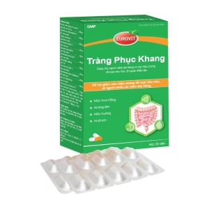 Tràng Phục Khang Eurovit 3 vỉ x 10 viên - Hỗ trợ giảm viêm đại tràng