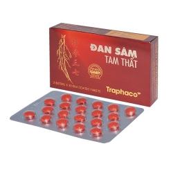 Traphaco  Đan sâm tam thất, Hộp 40 viên