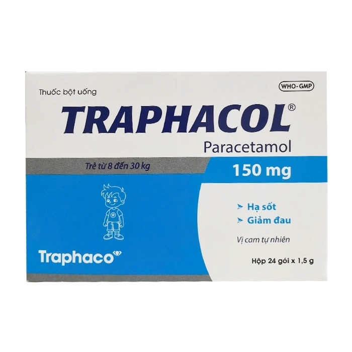 Traphacol 150mg Traphaco 24 gói x 1.5g