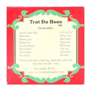 Trật Đả Hoàn TM Trang Minh 1 viên x 10g - Hỗ trợ giảm đau, sưng do té ngã