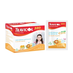 Travicol 250 TV.Pharm 30 gói x 1.5g (Paracetamol)