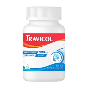 Travicol 500mg TV.Pharm chai 100 (Paracetamol)