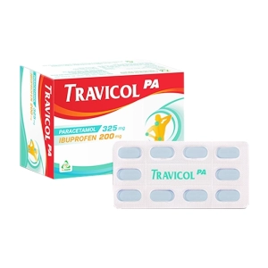 Travicol PA TV.Pharm 10 vỉ x 10 viên (Paracetamol + Ibuprofen)