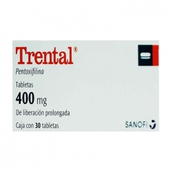Trental 400mg Sanofi 3 vỉ x 10 viên Trental 400mg Sanofi 3 vỉ x 10 viên
