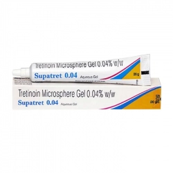 Tretinoin Microsphere Gel Supatret 0.04% 20g - Gel trị mụn