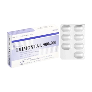 Trimoxtal 500/500 Mipharmco 2 vỉ x 7 viên Trimoxtal 500/500 Mipharmco 2 vỉ x 7 viên