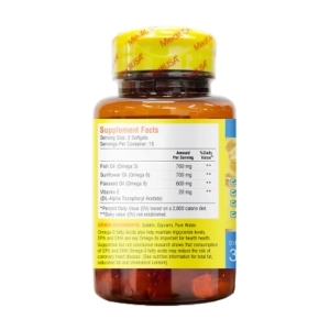 Triple Omega 3-6-9 MediUSA 30 viên - Hỗ trợ tăng cường sức khỏe Triple Omega 3-6-9 MediUSA 30 viên - Hỗ trợ tăng cường sức khỏe