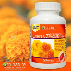 Trunature Vision Complex Lutein & Zeaxanthin bổ mắt, tăng cường thị lực, Chai 140 viên Trunature Vision Complex Lutein & Zeaxanthin bổ mắt, tăng cường thị lực, Chai 140 viên