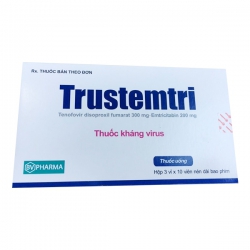 TRUSTEMTRI điều Trị Viêm Gan Siêu Vi B Mãn Tính, 30 viên