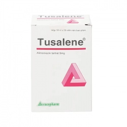 Tusalene 5mg Vacopharm 10 vỉ x 25 viên - Thuốc trị ho, viêm mũi dị ứng Tusalene 5mg Vacopharm 10 vỉ x 25 viên - Thuốc trị ho, viêm mũi dị ứng