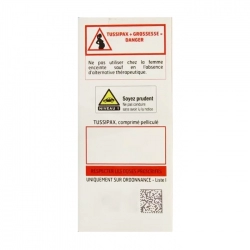 Tussipax Bailleul Laboratoires 3 vỉ x 5 viên - Giảm ho Tussipax Bailleul Laboratoires 3 vỉ x 5 viên - Giảm ho
