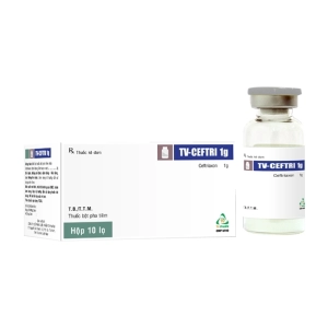 TV-Ceftri 1g TV.Pharm 10 lọ (Ceftriaxone)