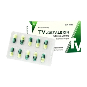 TV.Cefalexin 250mg TV.Pharm 10 vỉ x 10 viên (Cephalexin)