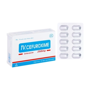 TV.Cefuroxime 250mg TV.Pharm 2 vỉ x 10 viên (Cefuroxime)