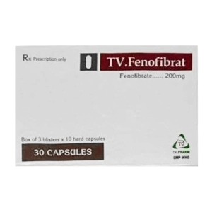 TV.Fenofibrat 200mg TV.Pharm 3 vỉ x 10 viên (Fenofibrat)