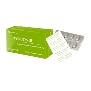 Tyduonib 250mg Herabiopharm 7 vỉ x 10 viên (Lapatinib)