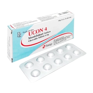 Ucon 4 Flamingo 3 vỉ x 10 viên (Montelukast) Ucon 4 Flamingo 3 vỉ x 10 viên (Montelukast)