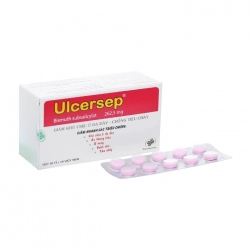 Ulcersep 262.5mg OPV 10 vỉ x 10 viên Ulcersep 262.5mg OPV 10 vỉ x 10 viên