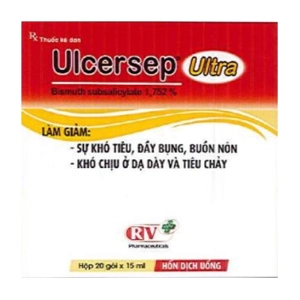 Ulcersep Ultra OPV 20 gói x 15ml (Bismuth subsalicylate)