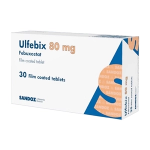 Ulfebix 80mg Sandoz 3 vỉ x 10 viên (Febuxostat)