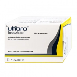 Ultibro Breezhaler 110/50mcg Novartis 5 vỉ x 6 viên Ultibro Breezhaler 110/50mcg Novartis 5 vỉ x 6 viên