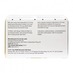 Ultibro Breezhaler 110/50mcg Novartis 5 vỉ x 6 viên Ultibro Breezhaler 110/50mcg Novartis 5 vỉ x 6 viên