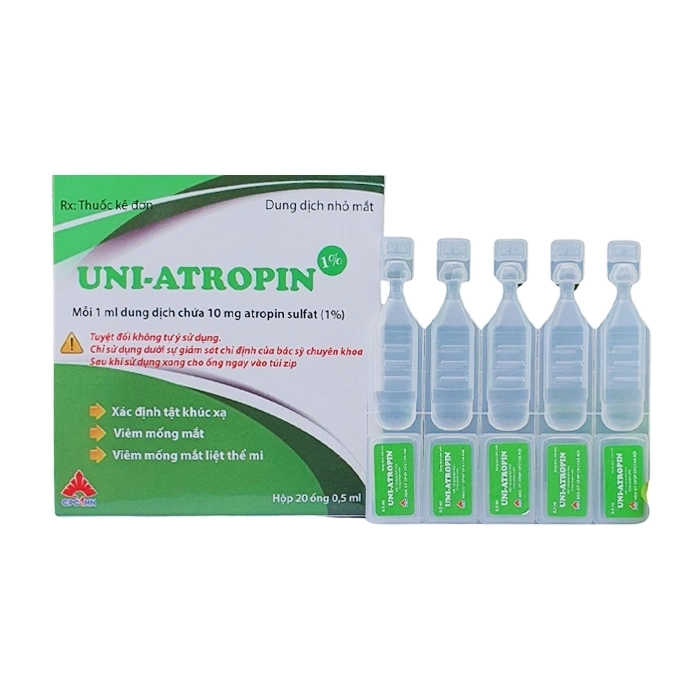 Uni-Atropin 1 CPC1 Hà Nội 20 ống x 0.5ml
