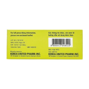 Unitrexates 2.5mg Korea United Pharm 10 vỉ x 10 viên (Methotrexate)