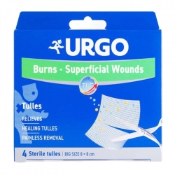 Urgo Burns Superficial Wounds 8cm x 8cm - Băng dán vô trùng Urgo Burns Superficial Wounds 8cm x 8cm - Băng dán vô trùng