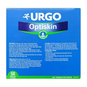 Urgo Optiskin 50 miếng 10cm x 7cm – Băng dán y tế