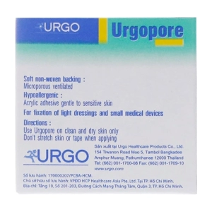 Urgopore 1.25cm x 5m - Băng keo giấy